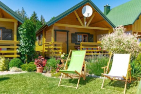 Ferienhaus in Rusinowo mit Terrasse und Garten